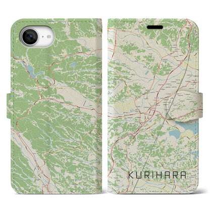 【栗原（宮城県）】地図柄iPhoneケース（手帳タイプ）