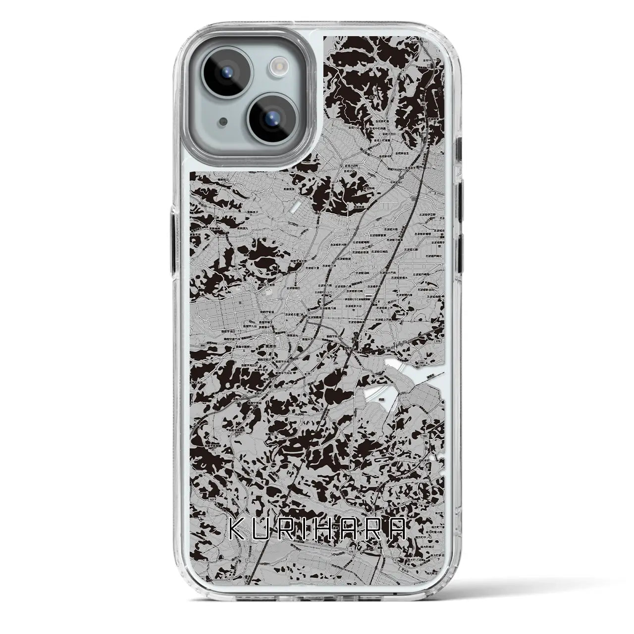 【栗原（宮城県）】地図柄iPhoneケース（MagSafeタイプ）