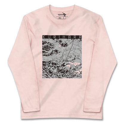【栗原（宮城県）】地図柄ロングスリーブTシャツ