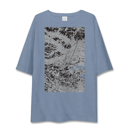 【栗原（宮城県）】地図柄ビッグシルエットTシャツ