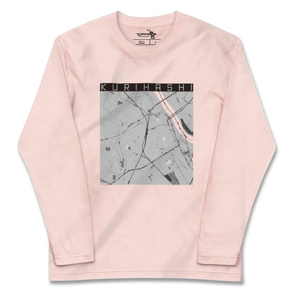 【栗橋（埼玉県）】地図柄ロングスリーブTシャツ