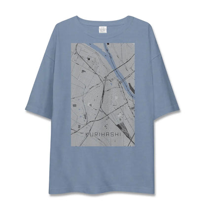 【栗橋（埼玉県）】地図柄ビッグシルエットTシャツ