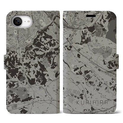 【栗平（神奈川県）】地図柄iPhoneケース（手帳タイプ）