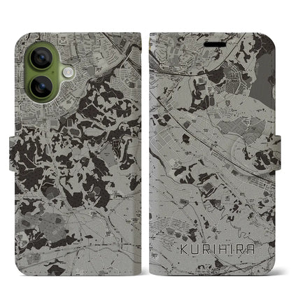 【栗平（神奈川県）】地図柄iPhoneケース（手帳タイプ）