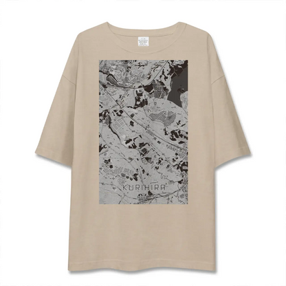 【栗平（神奈川県）】地図柄ビッグシルエットTシャツ