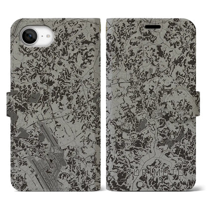 【栗源（千葉県）】地図柄iPhoneケース（手帳タイプ）