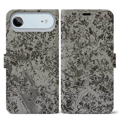 【栗源（千葉県）】地図柄iPhoneケース（手帳タイプ）