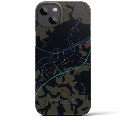 【栗野（鹿児島県）】地図柄iPhoneケース（バックカバータイプ）