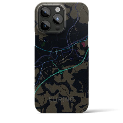 【栗野（鹿児島県）】地図柄iPhoneケース（バックカバータイプ）