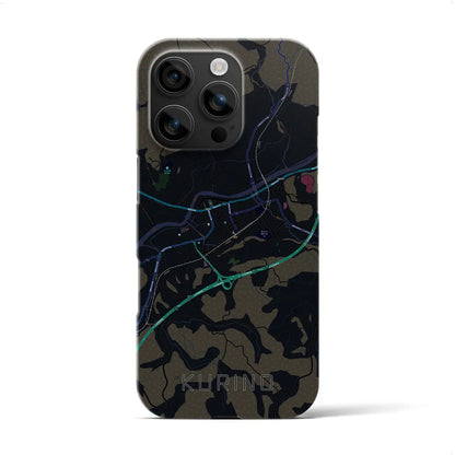 【栗野（鹿児島県）】地図柄iPhoneケース（バックカバータイプ）