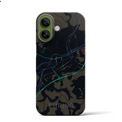 【栗野（鹿児島県）】地図柄iPhoneケース（バックカバータイプ）