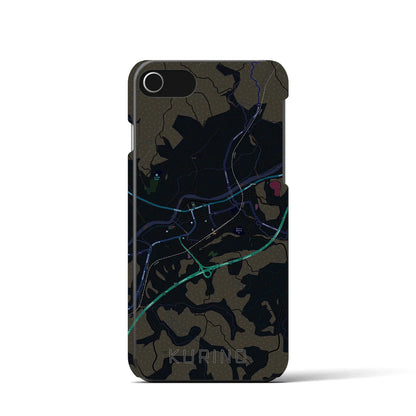 【栗野（鹿児島県）】地図柄iPhoneケース（バックカバータイプ）