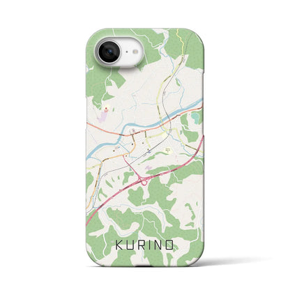 【栗野（鹿児島県）】地図柄iPhoneケース（バックカバータイプ）