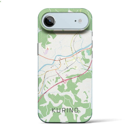 【栗野（鹿児島県）】地図柄iPhoneケース（バックカバータイプ）