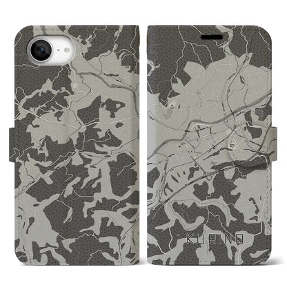 【栗野（鹿児島県）】地図柄iPhoneケース（手帳タイプ）