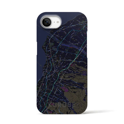 【黒部（富山県）】地図柄iPhoneケース（バックカバータイプ）