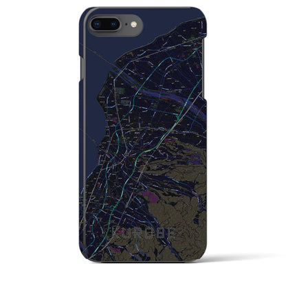 【黒部（富山県）】地図柄iPhoneケース（バックカバータイプ）