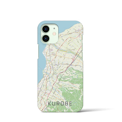 【黒部（富山県）】地図柄iPhoneケース（バックカバータイプ）