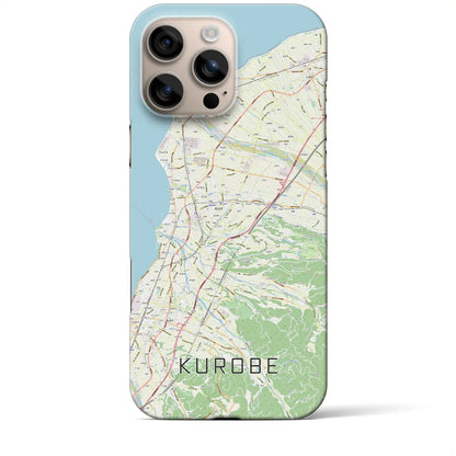 【黒部（富山県）】地図柄iPhoneケース（バックカバータイプ）