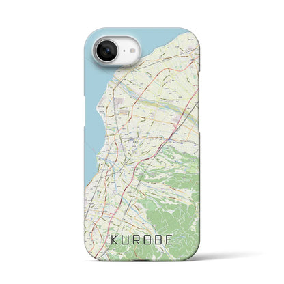 【黒部（富山県）】地図柄iPhoneケース（バックカバータイプ）