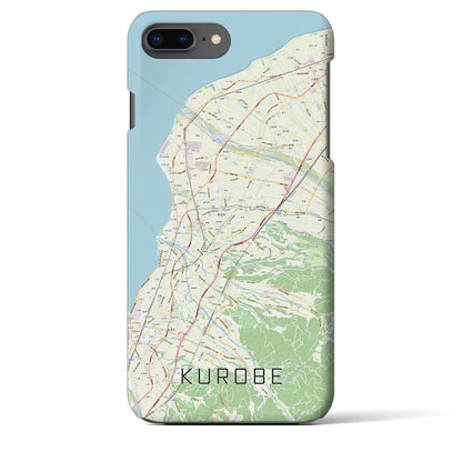 【黒部（富山県）】地図柄iPhoneケース（バックカバータイプ）