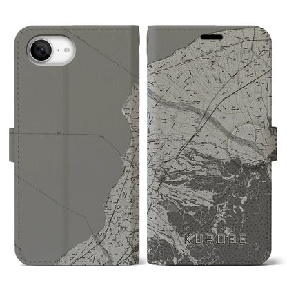 【黒部（富山県）】地図柄iPhoneケース（手帳タイプ）