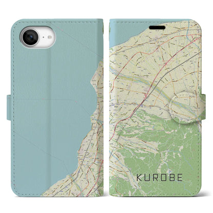 【黒部（富山県）】地図柄iPhoneケース（手帳タイプ）