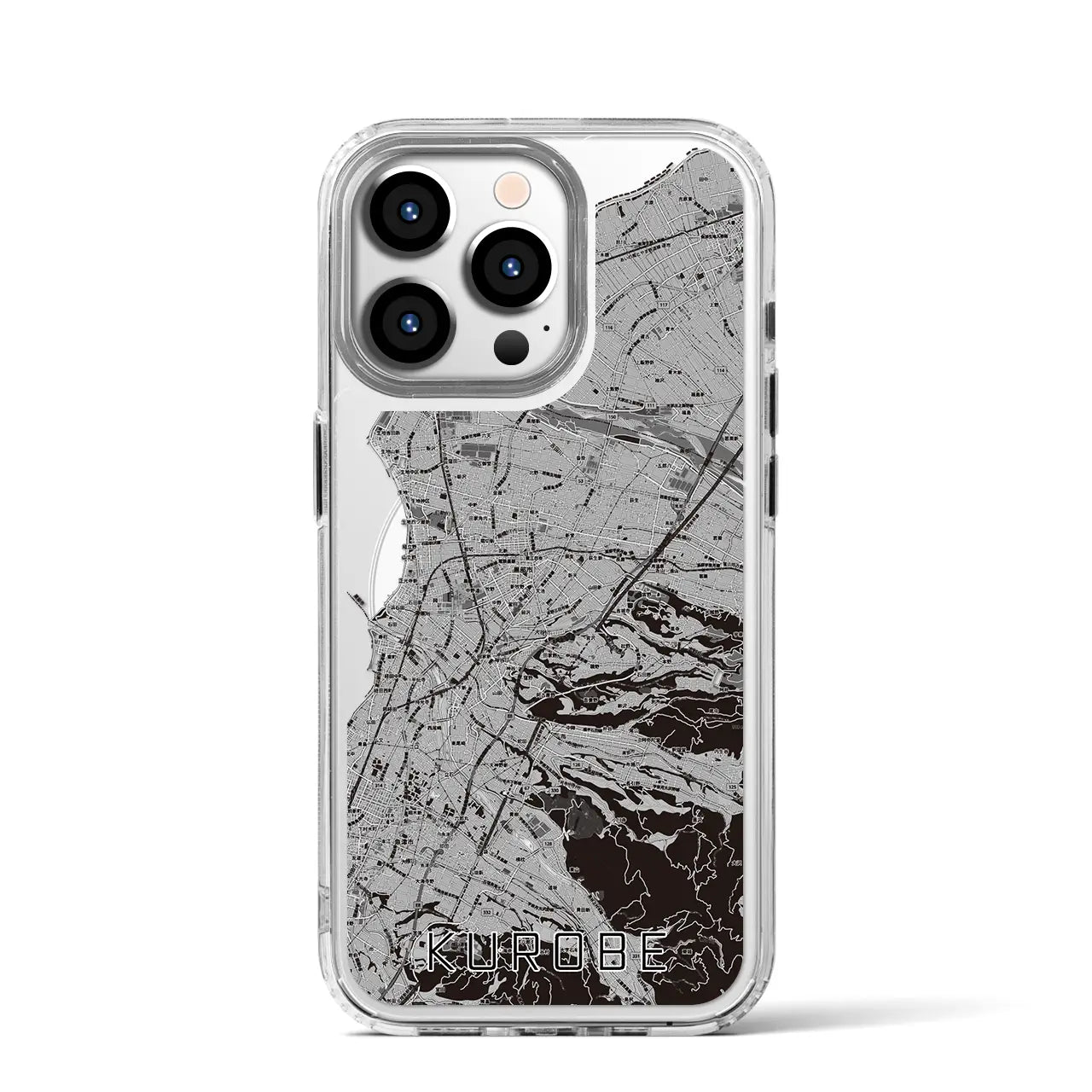 【黒部（富山県）】地図柄iPhoneケース（MagSafeタイプ）