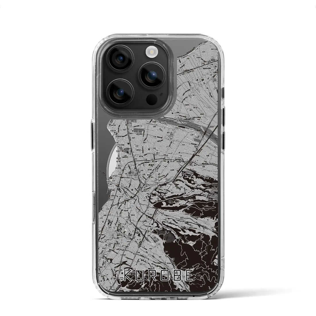 【黒部(富山県)】地図柄iPhoneケース(MagSafeタイプ)