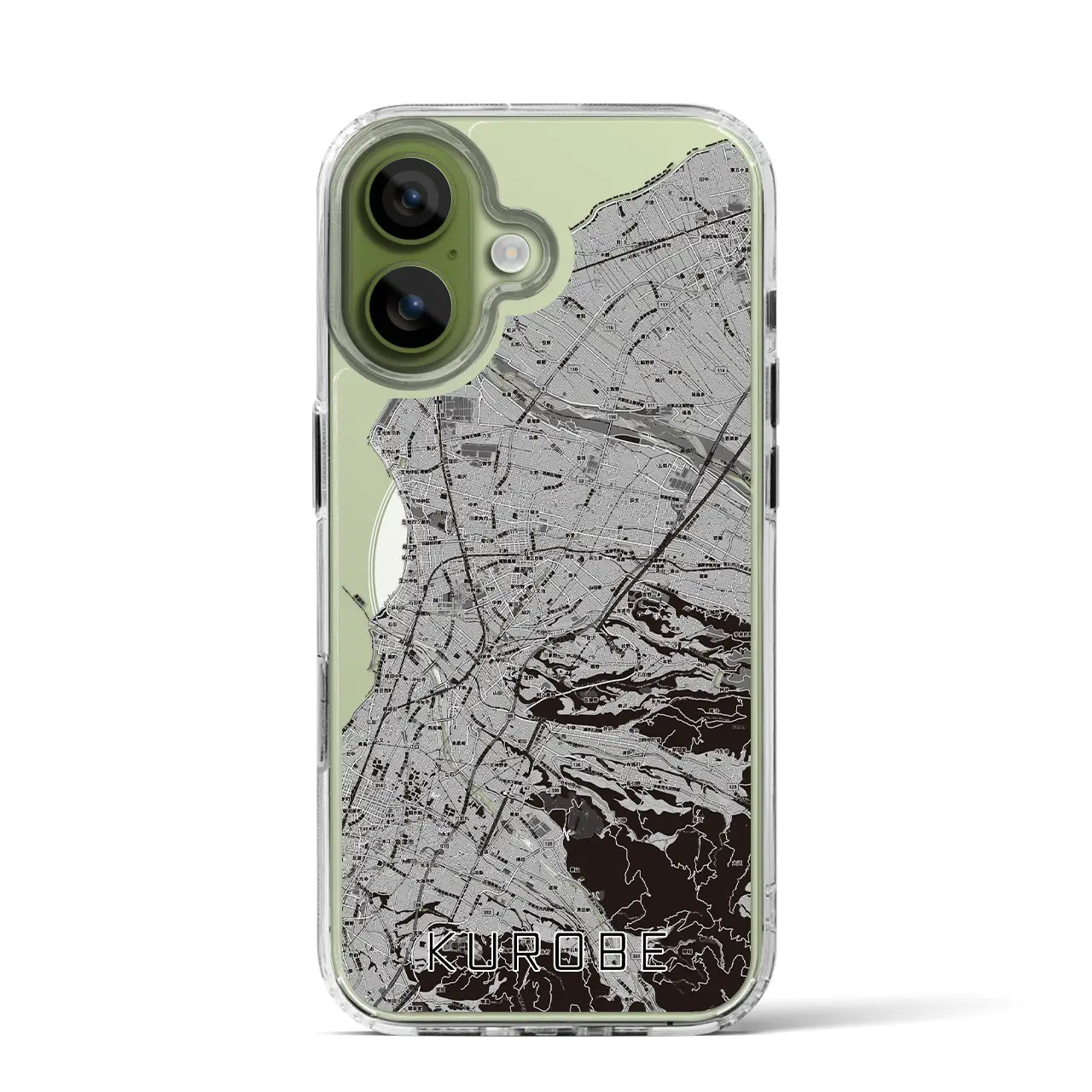 【黒部（富山県）】地図柄iPhoneケース（MagSafeタイプ）