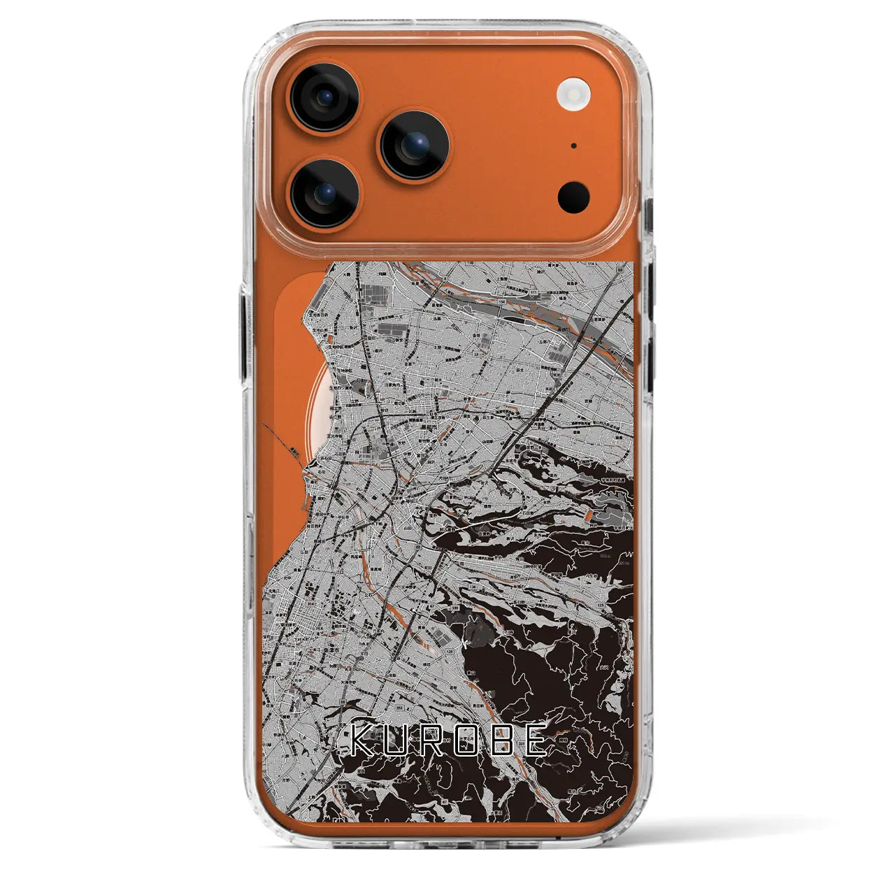 【黒部（富山県）】地図柄iPhoneケース（MagSafeタイプ）