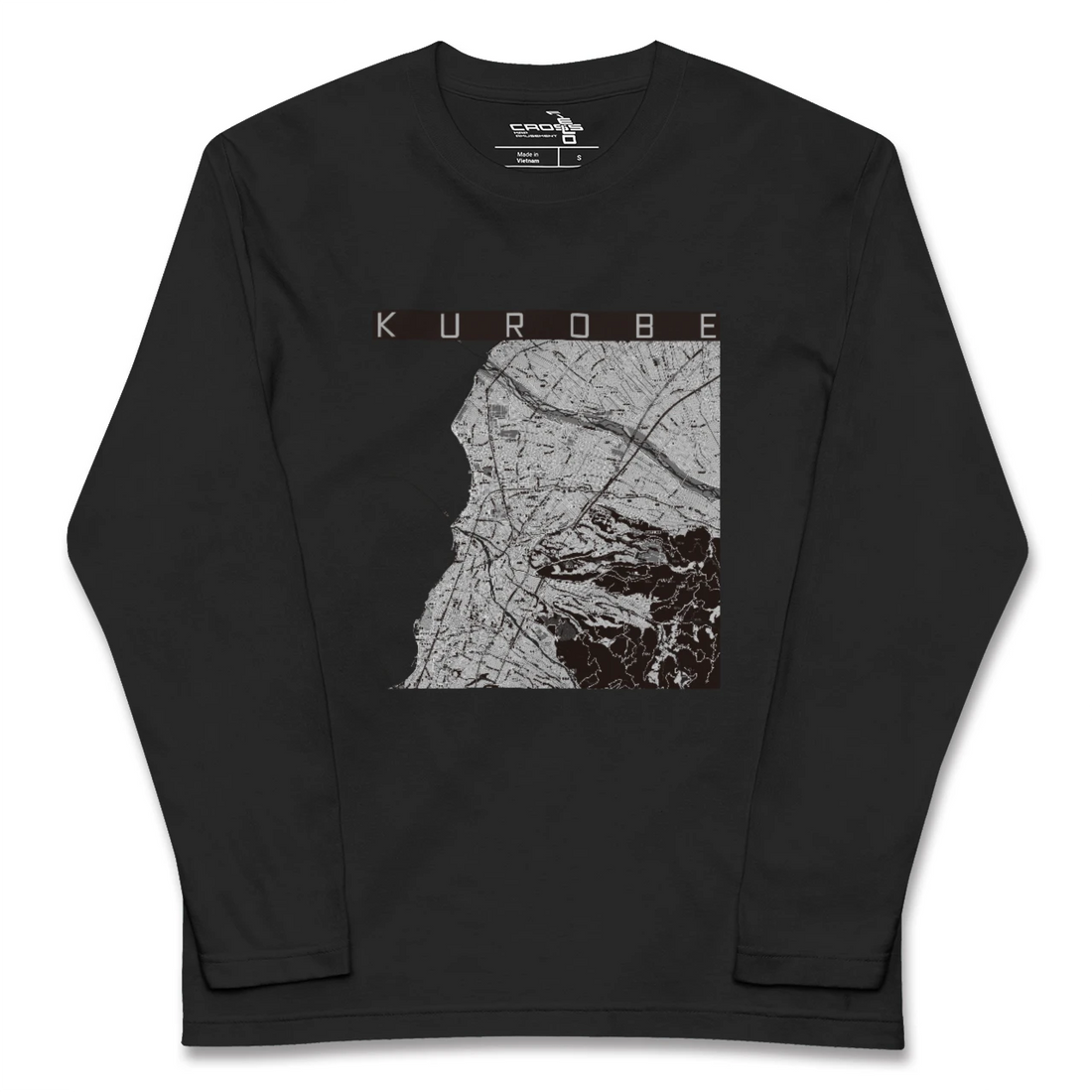 【黒部（富山県）】地図柄ロングスリーブTシャツ