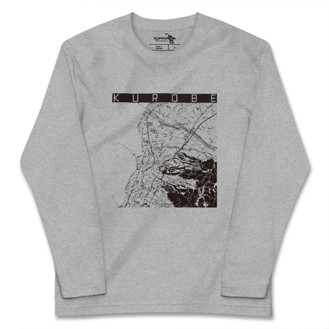 【黒部（富山県）】地図柄ロングスリーブTシャツ