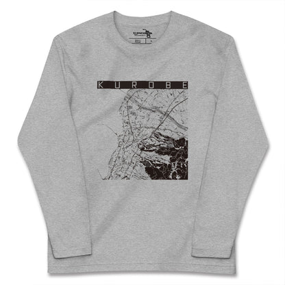 【黒部（富山県）】地図柄ロングスリーブTシャツ