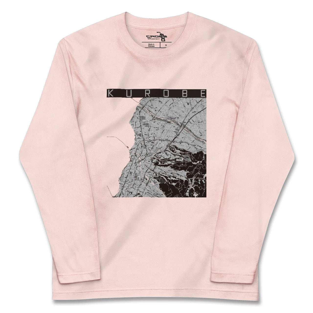 【黒部（富山県）】地図柄ロングスリーブTシャツ