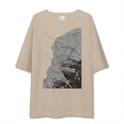 【黒部（富山県）】地図柄ビッグシルエットTシャツ