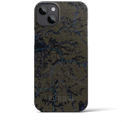 【黒木（福岡県）】地図柄iPhoneケース（バックカバータイプ）