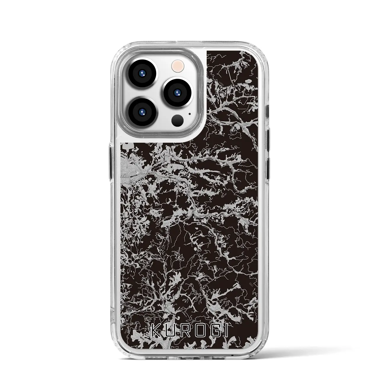 【黒木（福岡県）】地図柄iPhoneケース（MagSafeタイプ）