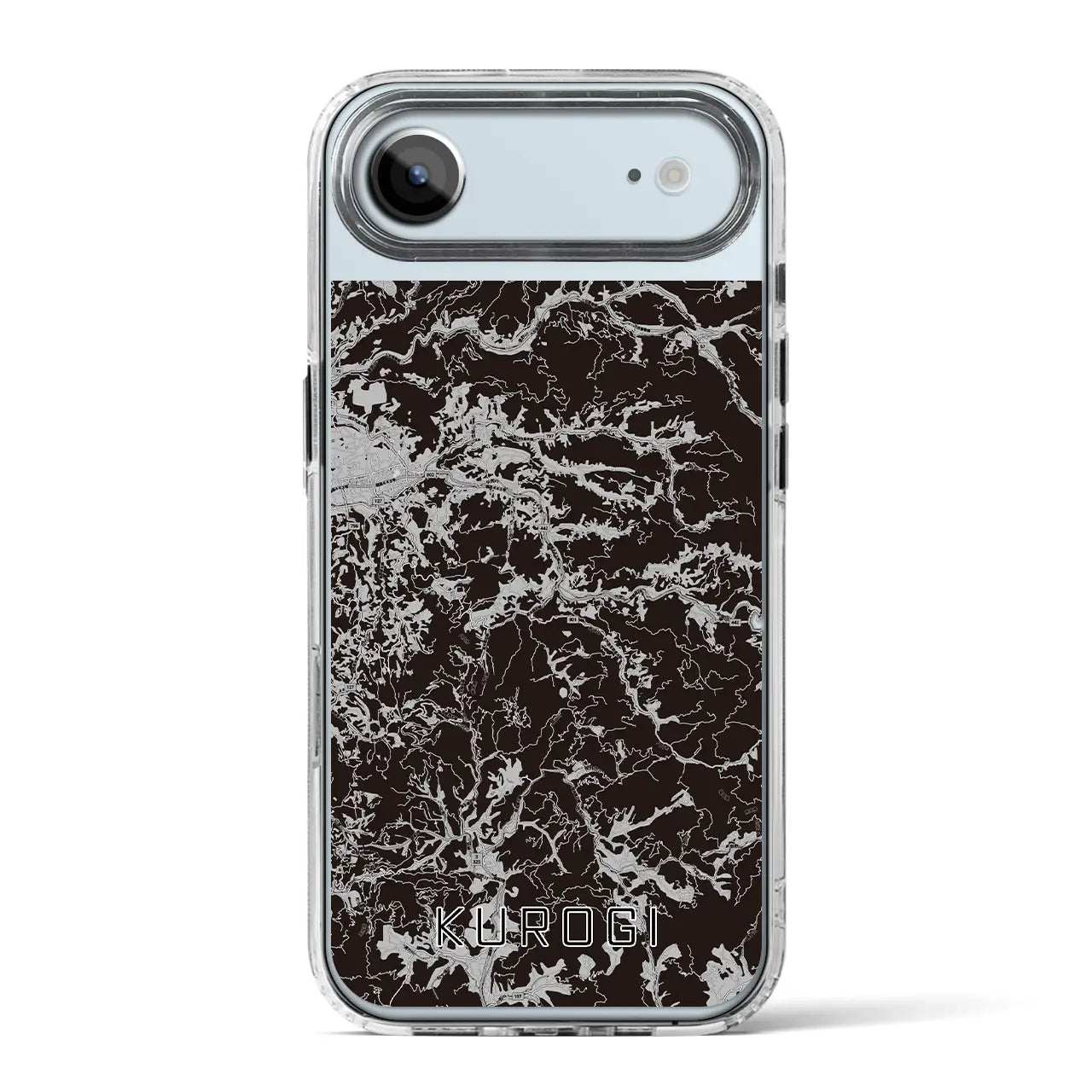 【黒木（福岡県）】地図柄iPhoneケース（MagSafeタイプ）