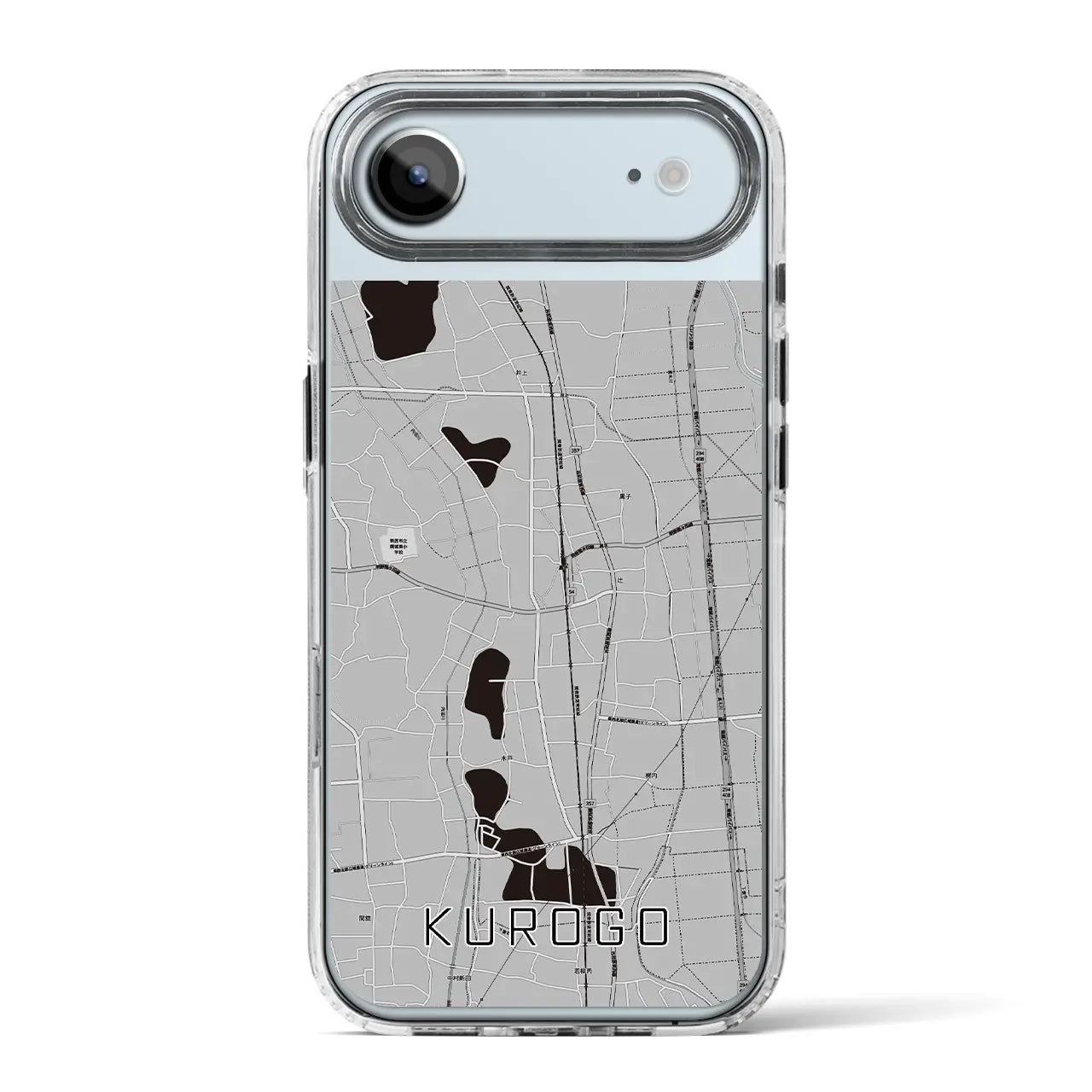 【黒子（茨城県）】地図柄iPhoneケース（MagSafeタイプ）