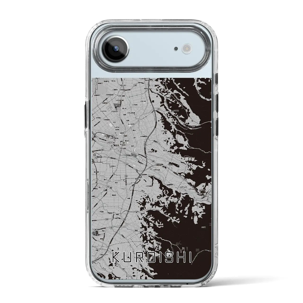 【黒石（青森県）】地図柄iPhoneケース（MagSafeタイプ）