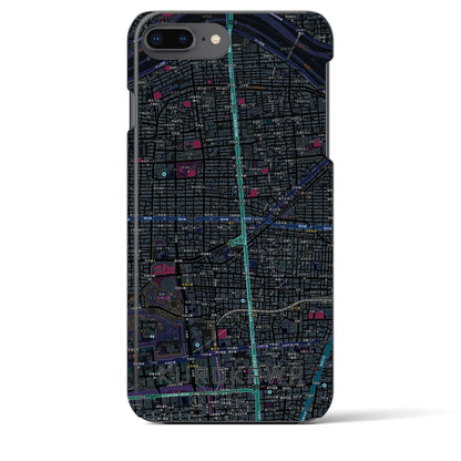 【黒川（愛知県）】地図柄iPhoneケース（バックカバータイプ）