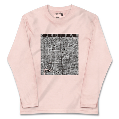 【黒川（愛知県）】地図柄ロングスリーブTシャツ