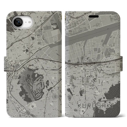 【黒崎（福岡県）】地図柄iPhoneケース（手帳タイプ）