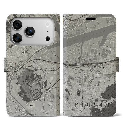 【黒崎（福岡県）】地図柄iPhoneケース（手帳タイプ）