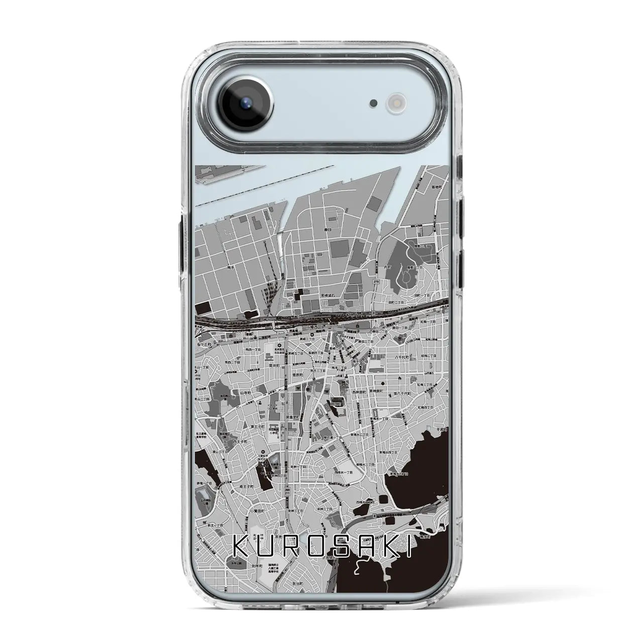 【黒崎（福岡県）】地図柄iPhoneケース（MagSafeタイプ）