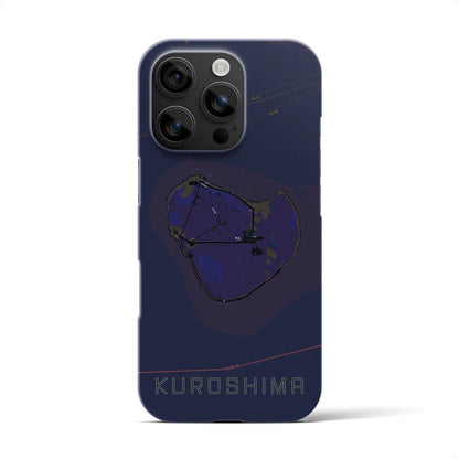 【黒島（沖縄県）】地図柄iPhoneケース（バックカバータイプ）