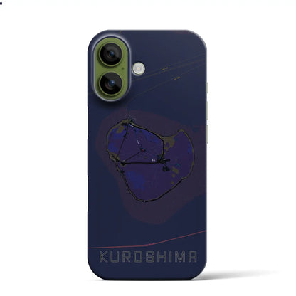 【黒島（沖縄県）】地図柄iPhoneケース（バックカバータイプ）