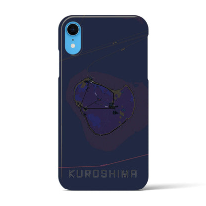 【黒島（沖縄県）】地図柄iPhoneケース（バックカバータイプ）