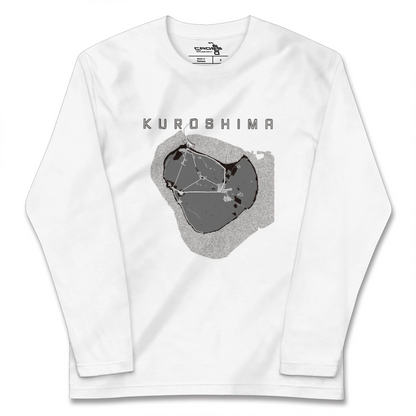 【黒島（沖縄県）】地図柄ロングスリーブTシャツ